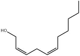 2,5-Undecadien-1-ol, (2Z,5Z)- Struktur