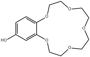 1,4,7,10,13-Benzopentaoxacyclopentadecin-15-ol, 2,3,5,6,8,9,11,12-octahydro- Struktur