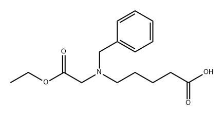 Pentanoic acid, 5-[(2-ethoxy-2-oxoethyl)(phenylmethyl)amino]-
