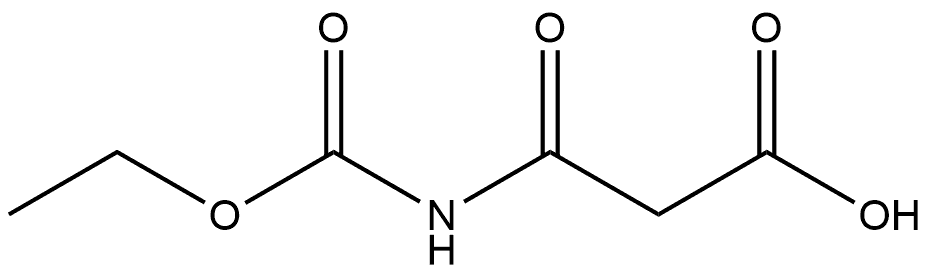 3-[(ethoxycarbonyl)amino]-3-oxopropanoic acid Struktur