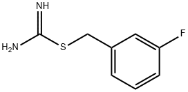 Carbamimidothioic acid, (3-fluorophenyl)methyl ester Struktur