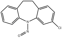 5H-Dibenz[b,f]azepine, 3-chloro-10,11-dihydro-5-nitroso- Struktur