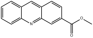 3-Acridinecarboxylic acid, methyl ester Structure
