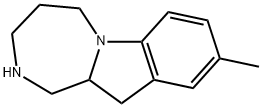 1H-[1,4]Diazepino[1,2-a]indole,2,3,4,5,11,11a-hexahydro-9-methyl-(9CI) Struktur