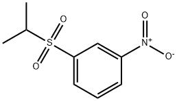 Benzene, 1-[(1-methylethyl)sulfonyl]-3-nitro- Struktur