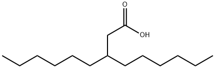 Nonanoic acid, 3-hexyl- Struktur