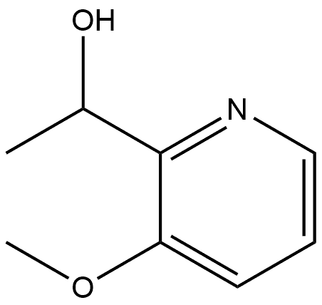 2-Pyridinemethanol, 3-methoxy-α-methyl- Structure