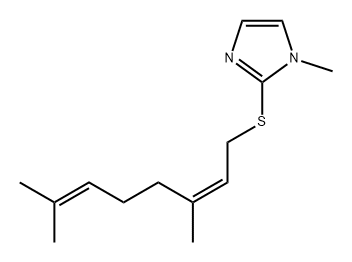 1H-Imidazole, 2-[(3,7-dimethyl-2,6-octadienyl)thio]-1-methyl-, (Z)- (9CI)