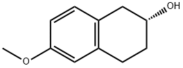 2-Naphthalenol, 1,2,3,4-tetrahydro-6-methoxy-, (2R)- Struktur