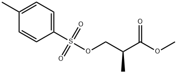 Propanoic acid, 2-methyl-3-[[(4-methylphenyl)sulfonyl]oxy]-, methyl ester, (2S)- Struktur