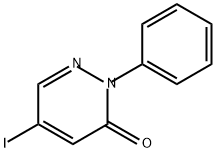 3(2H)-Pyridazinone, 5-iodo-2-phenyl- Struktur