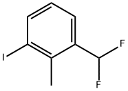 Benzene, 1-(difluoromethyl)-3-iodo-2-methyl- Struktur