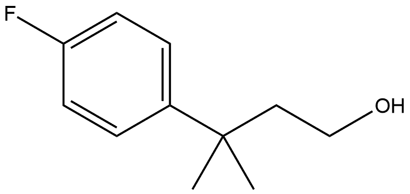 Benzenepropanol, 4-fluoro-γ,γ-dimethyl- Struktur