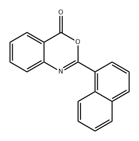 4H-3,1-Benzoxazin-4-one, 2-(1-naphthalenyl)- Struktur