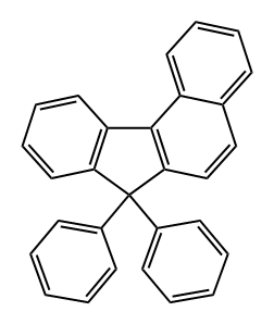 7H-Benzo[c]fluorene, 7,7-diphenyl- Struktur