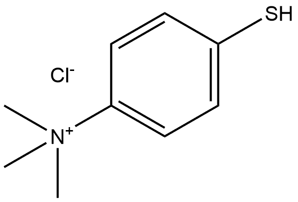 Benzenaminium, 4-mercapto-N,N,N-trimethyl-, chloride (1:1) Struktur
