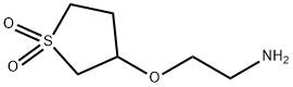 3-(2-Aminoethoxy)-1lambda6-thiolane-1,1-dione Structure