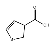 3-Thiophenecarboxylic acid, 2,3-dihydro- Struktur