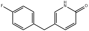2(1H)-Pyridinone, 5-[(4-fluorophenyl)methyl]- Struktur