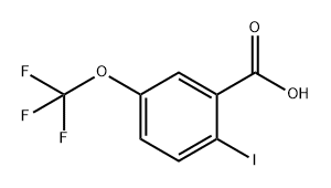 Benzoic acid, 2-iodo-5-(trifluoromethoxy)- Struktur