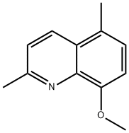 8-methoxy-2,5-dimethylquinoline Struktur