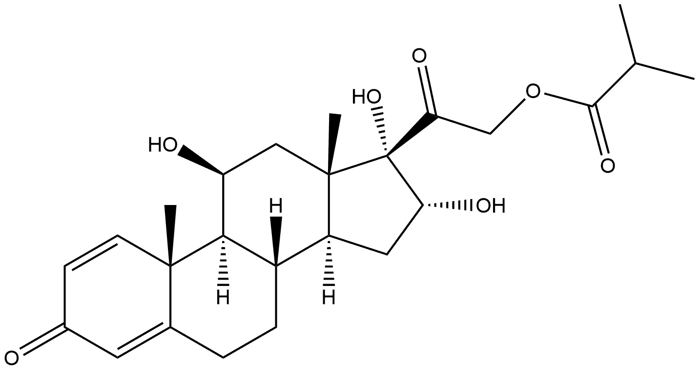 11β,16α,17α-trihydroxypregna-21-(2-methyl-1-oxopropoxy)-1,4-diene-3,20-dione|環(huán)索奈德雜質(zhì)