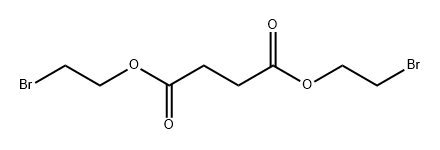 Butanedioic acid, 1,4-bis(2-bromoethyl) ester Structure