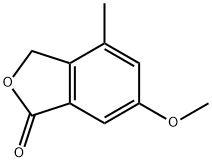 1(3H)-Isobenzofuranone, 6-methoxy-4-methyl- Struktur