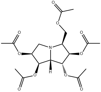 3,7,7a-Triepicasuarine pentaacetate Struktur