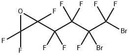 Oxirane, 2-(3,4-dibromo-1,1,2,2,3,4,4-heptafluorobutyl)-2,3,3-trifluoro- Struktur