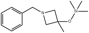 Azetidine, 3-methyl-1-(phenylmethyl)-3-[(trimethylsilyl)oxy]- Struktur