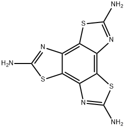 benzo[1,2-d:3,4-d':5,6-d'']tris(thiazole)-2,5,8-triamine Struktur