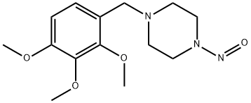 Piperazine, 1-nitroso-4-[(2,3,4-trimethoxyphenyl)methyl]- Structure
