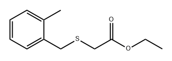 Acetic acid, 2-[[(2-methylphenyl)methyl]thio]-, ethyl ester