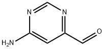 4-Pyrimidinecarboxaldehyde, 6-amino- Struktur