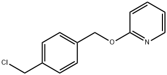 Pyridine, 2-[[4-(chloromethyl)phenyl]methoxy]- Struktur