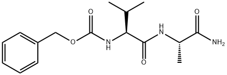L-Alaninamide, N-[(phenylmethoxy)carbonyl]-L-valyl- Struktur