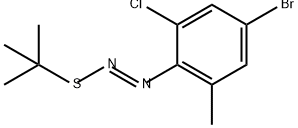 Diazene, 1-(4-bromo-2-chloro-6-methylphenyl)-2-[(1,1-dimethylethyl)thio]-, (1E)-
