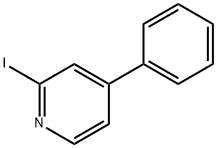 Pyridine, 2-iodo-4-phenyl- Struktur