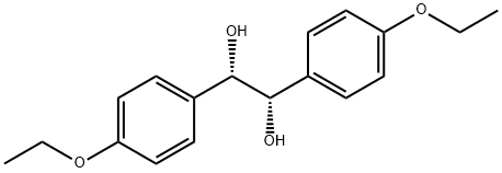 1,2-Ethanediol, 1,2-bis(4-ethoxyphenyl)-, (1S,2S)- Struktur