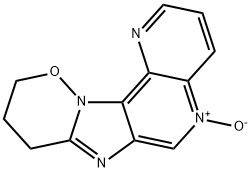 8H-[1,2]Oxazino[2,3:1,2]imidazo[4,5-c]-1,5-naphthyridine,  9,10-dihydro-,  5-oxide Struktur