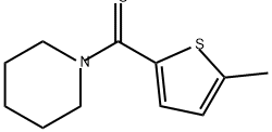 Methanone, (5-methyl-2-thienyl)-1-piperidinyl- Struktur