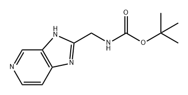 Carbamic acid, N-(3H-imidazo[4,5-c]pyridin-2-ylmethyl)-, 1,1-dimethylethyl ester Struktur