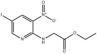 Glycine, N-(5-iodo-3-nitro-2-pyridinyl)-, ethyl ester Struktur