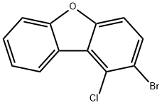 Dibenzofuran, 2-bromo-1-chloro- Struktur