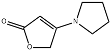 2(5H)-Furanone, 4-(1-pyrrolidinyl)- Struktur