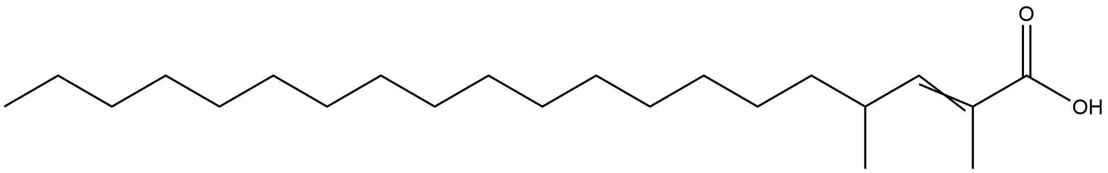 2,4-Dimethyl-2-eicosenoic acid Struktur