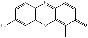 3H-Phenoxazin-3-one, 7-hydroxy-4-methyl- Struktur