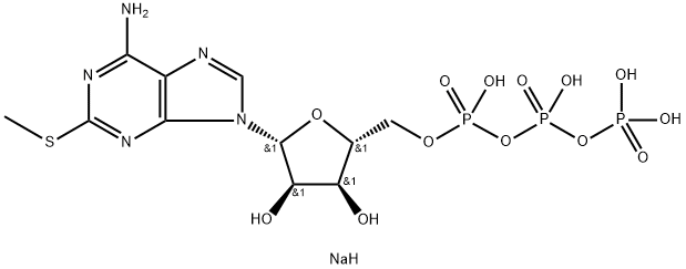 METHYLTHIO-ATP, 2- 結構式