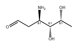 3-Amino-2,3,6-trideoxy-D-lyxo-hexose Struktur